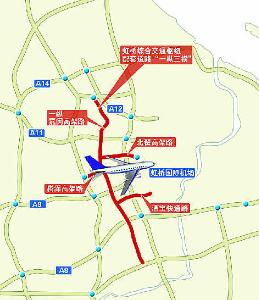 西郊高架路,亦称辅助快速路,嘉闵高架路,是上海市虹桥综合交通枢纽的