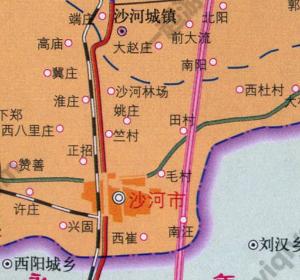 河北邢台沙河地图图片