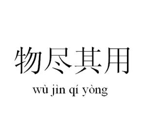 物尽其用,人尽其责.这是一种什么概念?