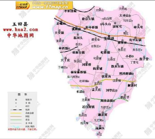 玉田县杨家板桥镇地图图片
