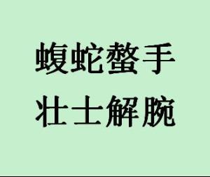 蝮蛇螫手,壮士解腕