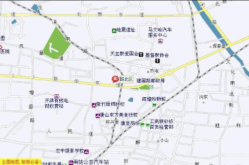 唐山市路北区地图高清图片