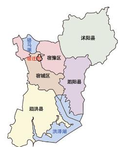 宿城区乡镇地图图片