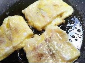 蛋煎鱼片