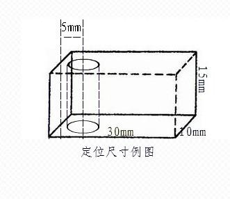 在图纸上表示工程结构的大小形状时,有两类尺寸,一类是定形尺寸,用来