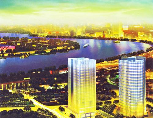 伊宁城海景全景