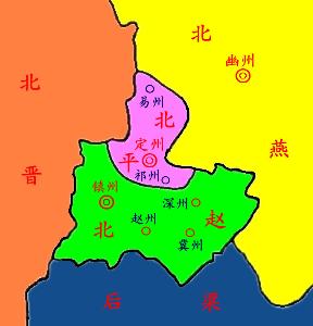 北赵的地形图