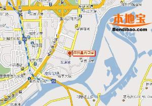  皇岗口岸地理位置图