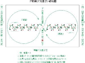  γ光子(或称γ射线)-内部结构模型图