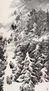 戴成有 《关东风雪图》