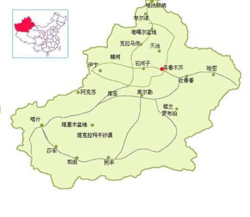新疆地图