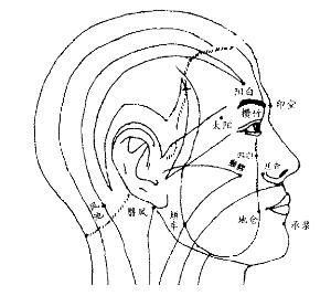 面神经麻痹按摩手法图片