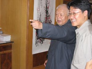 史树青先生在荣宏君画展