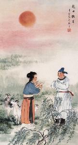 吴青霞画作