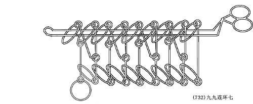 (732)九九連環七,(730)九九連環五