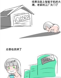 诺基亚手机拟人漫画