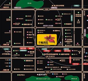 蓝光幸福满庭区位图