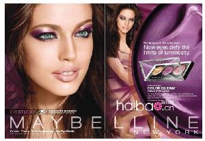 美宝莲代言海报