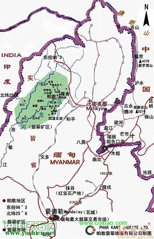 缅甸地图 克钦邦图片