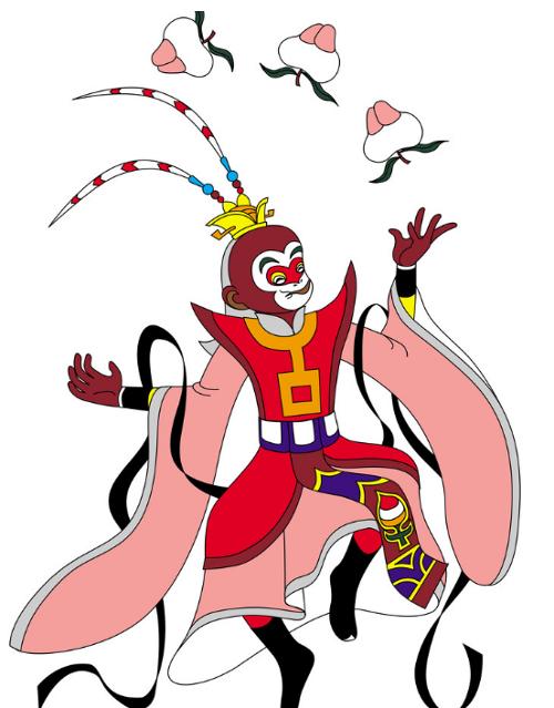 中,为刻画突出人物个性的需要将齐天大圣的名号用到了通天大圣的头上