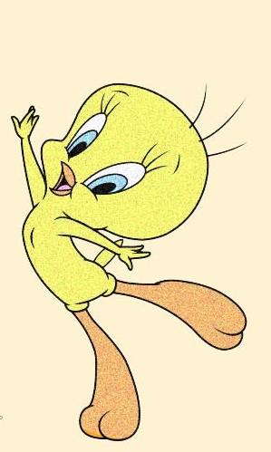 翠迪鸟,又名tweety bird