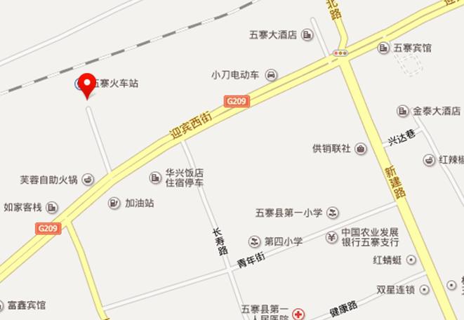 五寨站地图