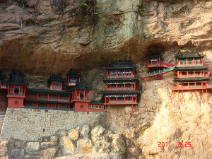 山西大同恒山悬空寺