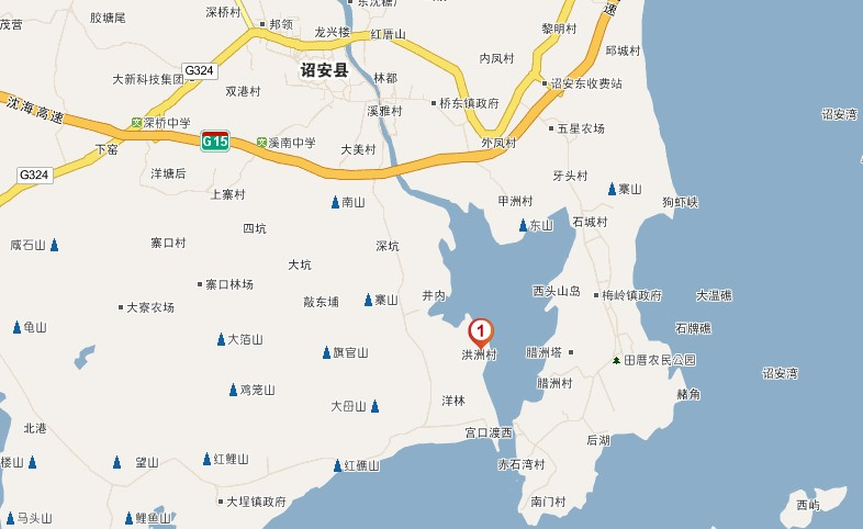 福建省诏安县洪洲村