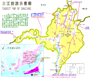 建三江地图高清全图图片