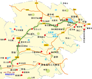 青海平安县地图图片