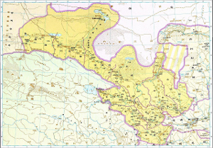 汉末凉州地图图片