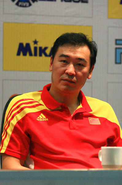 中国男排主教练图片