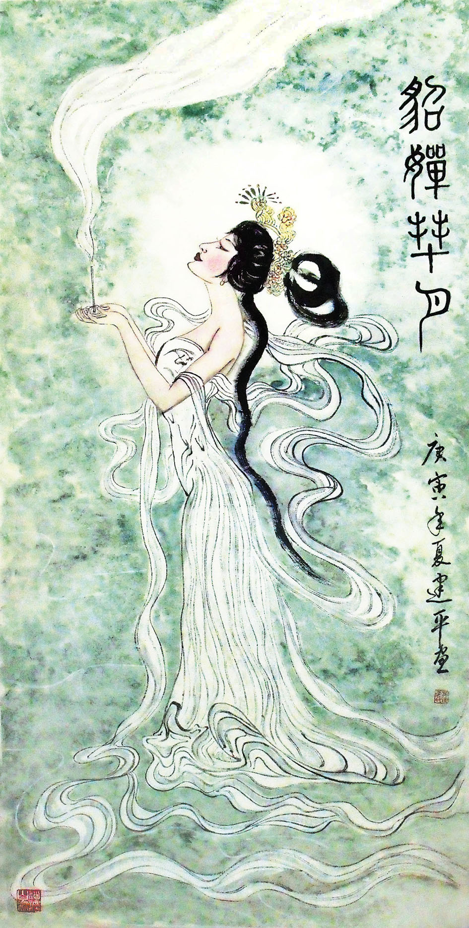 貂蝉拜月