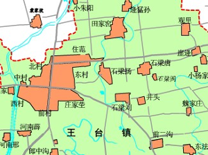 田家窑村地理位置