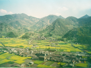 石塘坝全景-摄于1997年