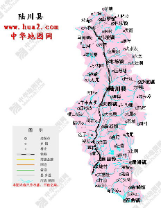 广西陆川地图图片