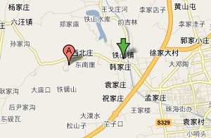 胶南市铁山镇上沟村地理位置