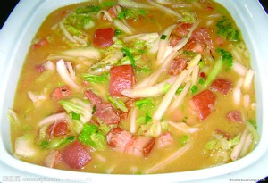 瘦肉白菜汤