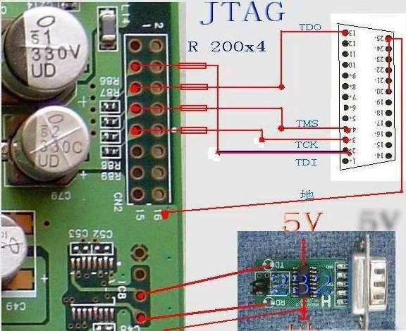 Схема подключения jtag