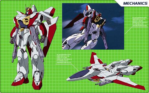 隸屬:舊地球聯邦軍(戰前),巴魯查(戰後) 類型:高機動可變型ms