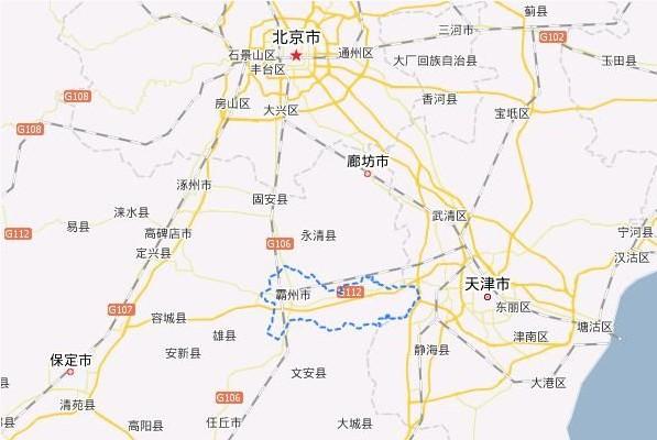河北省廊坊市霸州地图图片