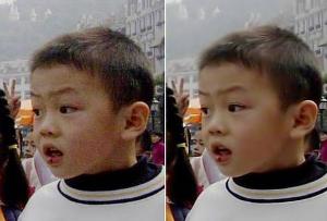 对比