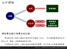 公平理论又称社会比较理论,由美国心理学家约翰·斯塔希·亚当斯(john