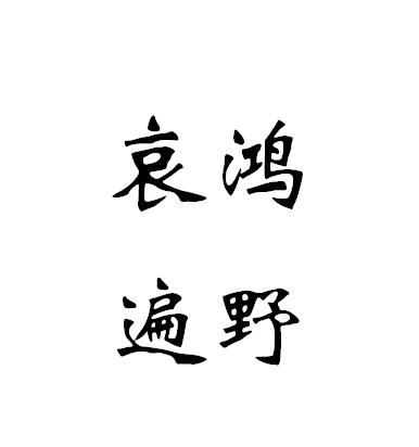 哀鸿遍野的近义词