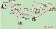 滚钟口地图