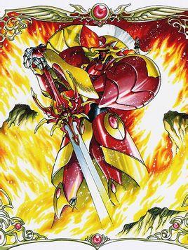 clamp《魔法骑士》中的人物.主角狮堂光的魔神.