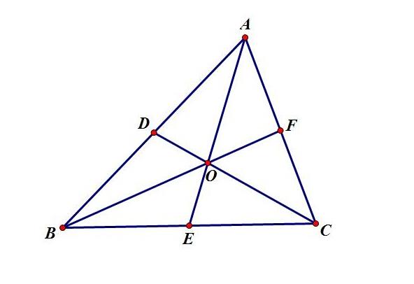 三角形的中线怎么画图片
