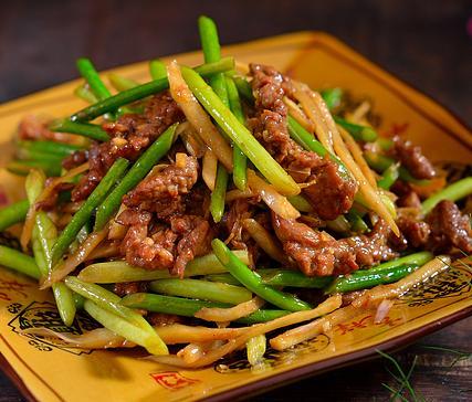 仔姜炒肉丝