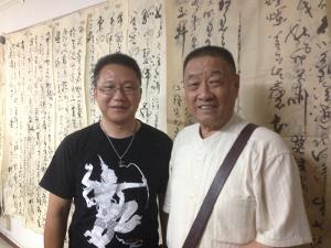 与著名导演丁荫楠