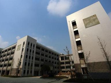 成都石室中学初中学校校园一角